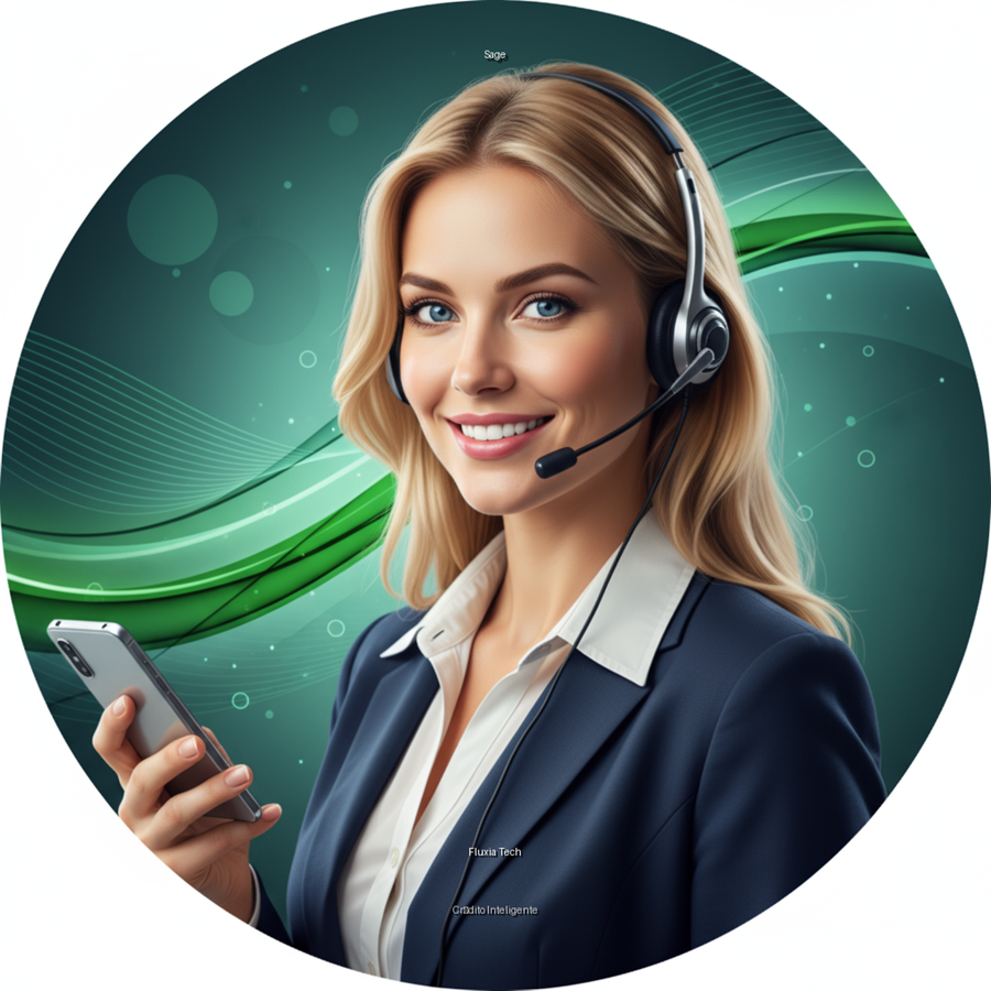 Sage, agente de IA da Fluxia Tech